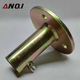 Lean Pipeline Rod Workbench Shelf Connection Accessories Heavy-Duty Fixed Foot Metal Round Fixed Foot Cup