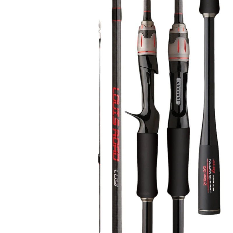 Cross-border selection of carbon lure rod ml quick adjustment wholesale M adjust MH straight handle insertion section carbon strip fishing rod cross-border fishing gear