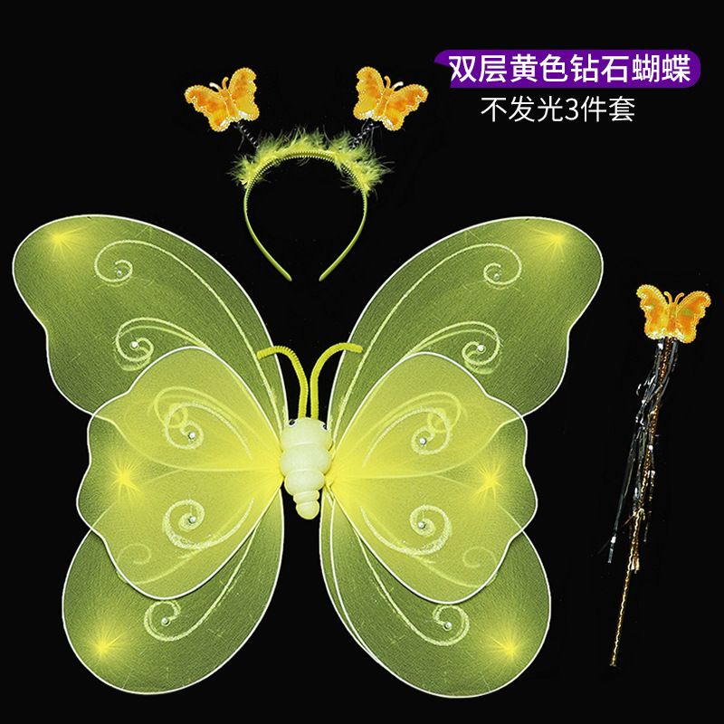 Día de los Niños del 1 de junio regalos de chicas ángeles mariposa alas maravillosas hadas princesa vestido vestido vestido