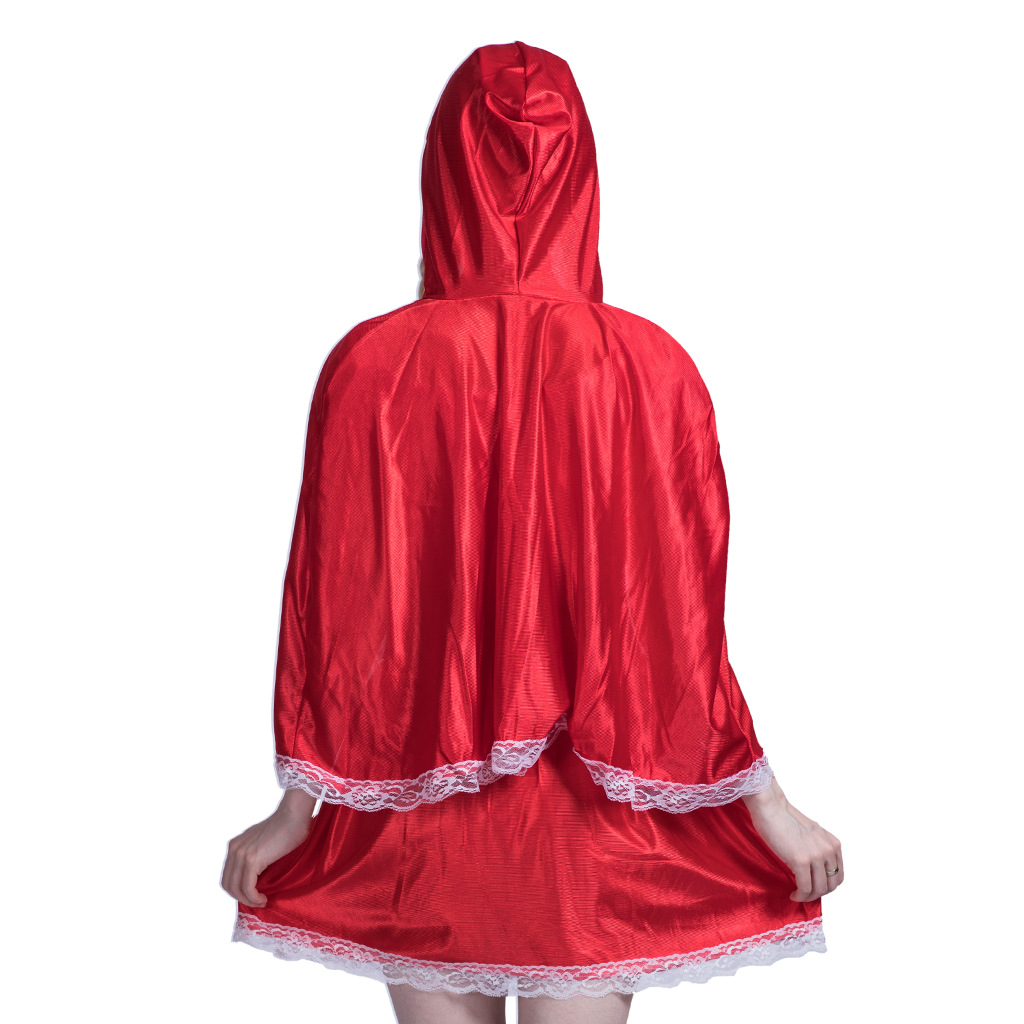 Sprookjesmeisje Roodkapje Bar Sportspellen Rollenspel Activiteit Jurk_voghion.com