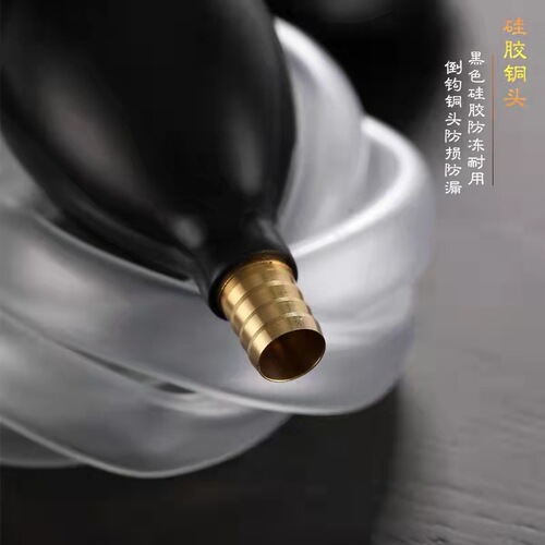 Wholesale bakelite tea tray drain pipe water absorbing ball silicone hose tea set accessories tea table outlet water pipe household