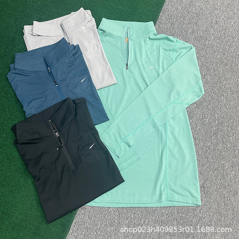 Atletismo otoño invierno medio cremallera nuevo entrenamiento deportivo chaqueta transpirable hombre y mujer acondicionamiento físico correr ropa deportiva rápida seca