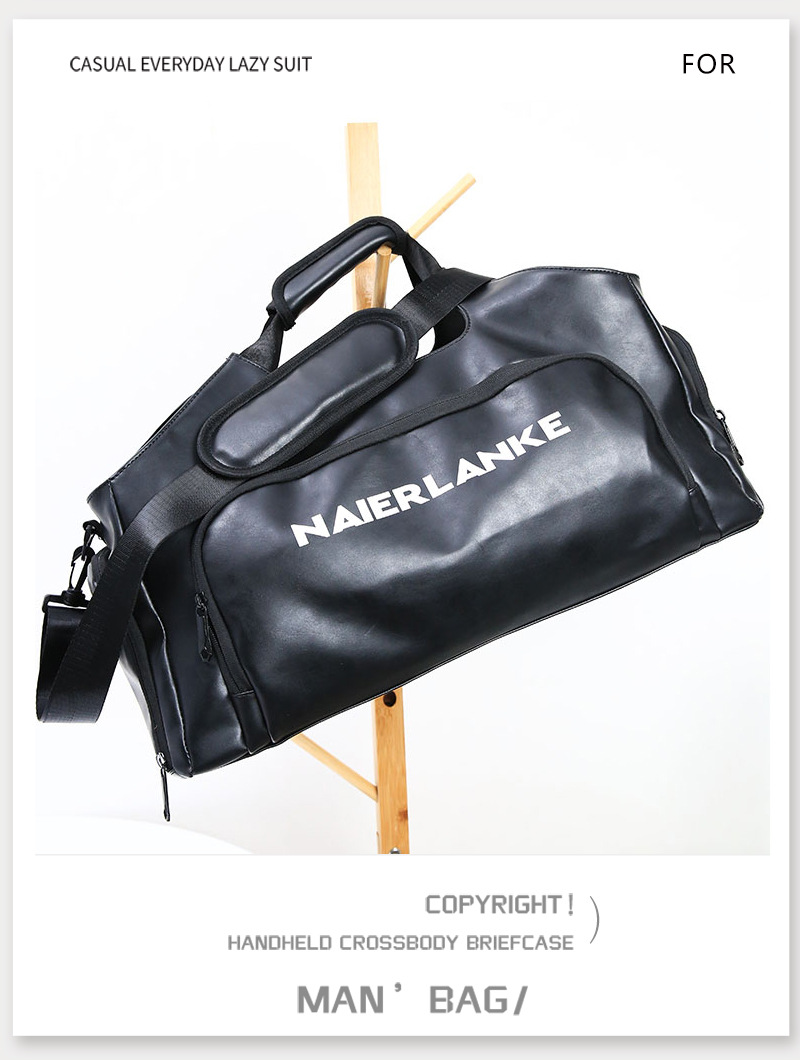 Sac de voyage grande capacité avec compartiment chaussures_voghion.com