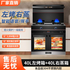 集成灶家用一体灶蒸烤一体式变频蒸箱烤箱暖菜板油烟机