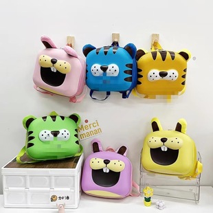 Foreign trade new children's school bags wholesale kindergarten cute cartoon Ridge backpack cute tiger boys and girls baby backpack