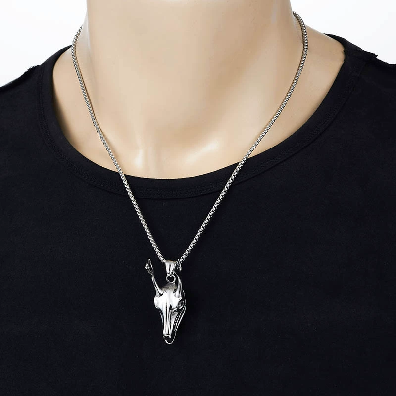 П pendant из нержавеющей стали, цепочка, аксессуар, европейский стиль