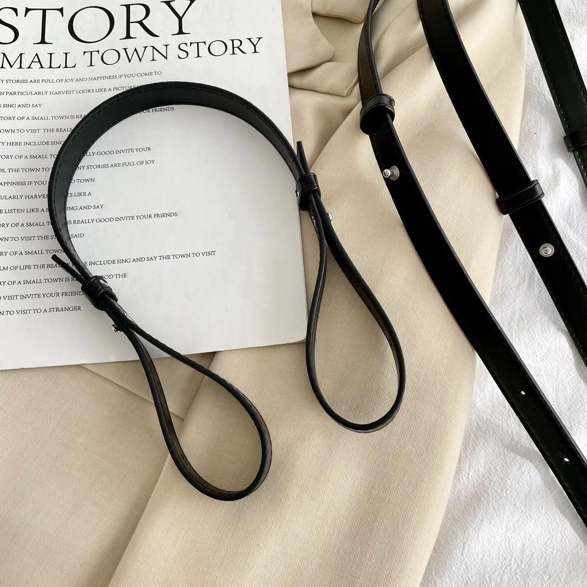 Diseño de nicho color matching Polka Dot bolso de hombro de punto estudiante versátil bolsa de muñeca de gran capacidad bolsa de compras