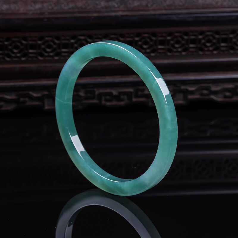 Natural Grade a Jade Bracelet Blue Water Men's and Women's Pendant Jewelry Jade Bracelet Sihui Jewelry and Jade Wholesale