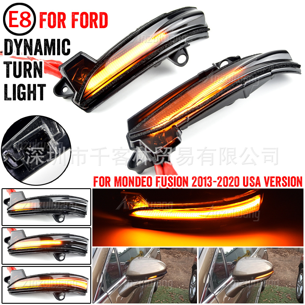 Ford Ford Mondeo 2013-2020 US Version Yellow Light Turn Signal (Dönmə işıqları) - black