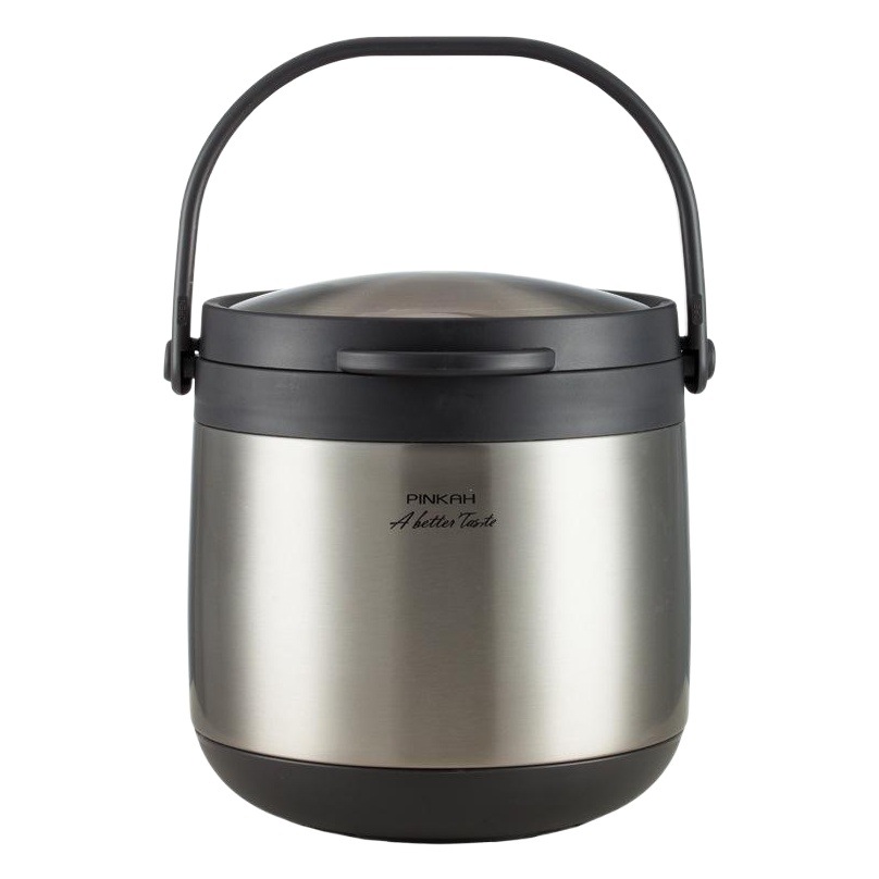 Pin Jia Jia Pin Household 2.7L4.1L Braised Pot Fire-Free Re-cooking Pot 304 Stainless Steel Vacuum Pot