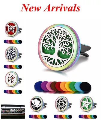 Car Perfume Aromatherapy | steel car aromatherapy clip car