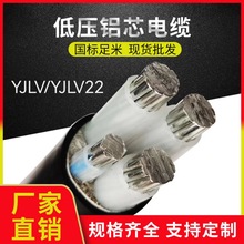 ZRYJLV YJLV22铝芯阻燃电力电缆带铠电缆铠装单芯多芯3+2芯电缆线