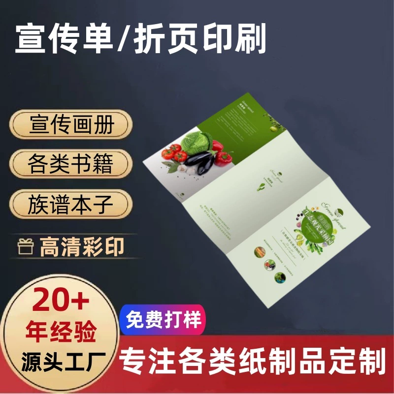 Плакат складной листовки печатной рекламы раскраски дизайн печатной продукции на заказ брошюры