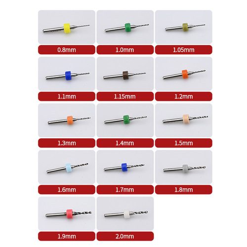 Rimless glasses punching machine drill bit CNC drill bit edge trimming glasses grinding and drilling accessories multiple models