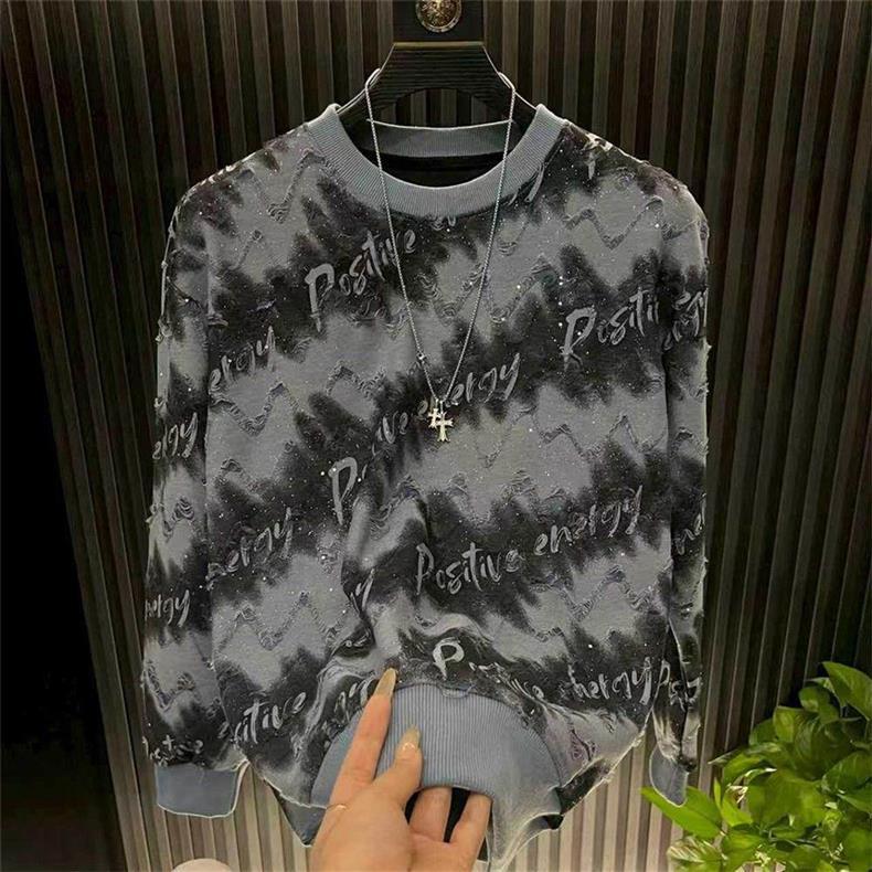 Felpa con cappuccio uomo foderata stampa stelle invernale_voghion.com