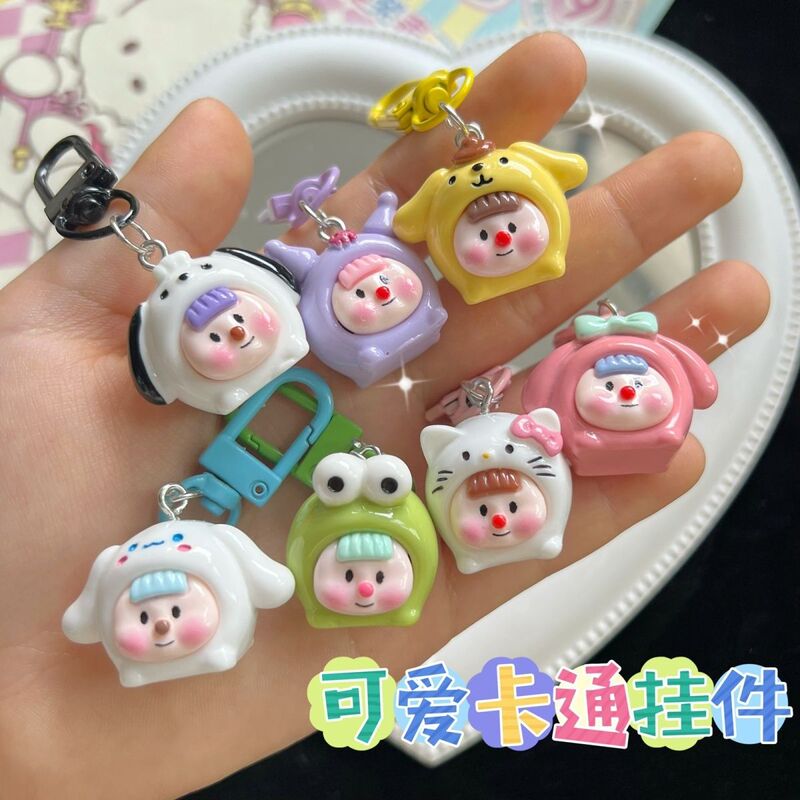 Small 477 cute three-dimensional multi-sister Sanrio keychain sweet girl heart schoolbag pendant girlfriends gift ornaments Small 477 cute three-dimensional multi-sister Sanrio keychain sweet girl heart schoolbag pendant girlfriends gift ornaments