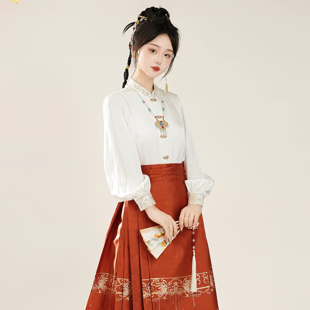 Genuine design long Hanfu, Chinese style