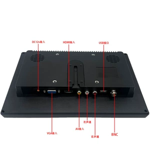 10" 10.1" LED HD AV Monitor Kompüter VGA Monitor 1080P IPS HDMI