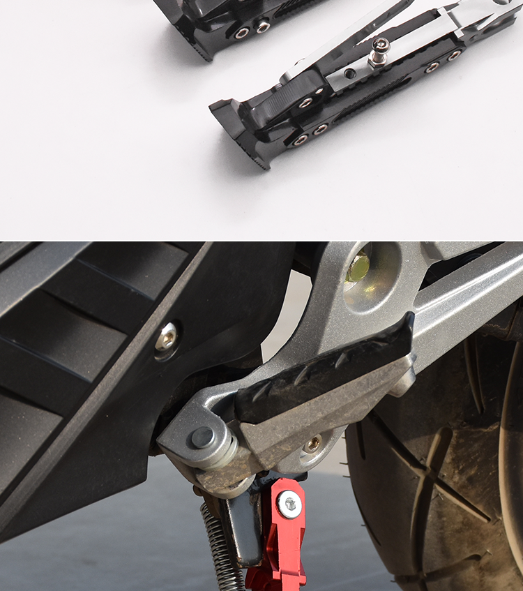 Suitable for Electric Motorcycles, Adjustable Side Stand, Heightening Long Side Support, Parking Stand for Niu Ninebot, Deep Kickstand