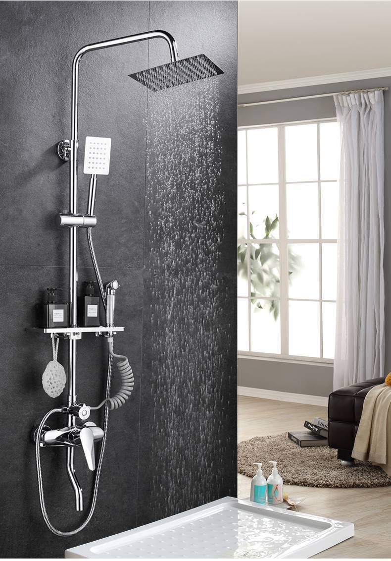 Shower switch, hot and cold water mixing valve, faucet, bathroom shower head accessories, bath switch valve, faucet, four-position manufacturer undefined