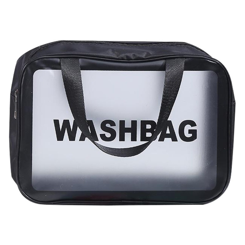 Nuevo simple moderno esmerilado lavado bolsa cuidado de la piel lavado bolsa de gran capacidad portátil de viaje bolsa de almacenamiento