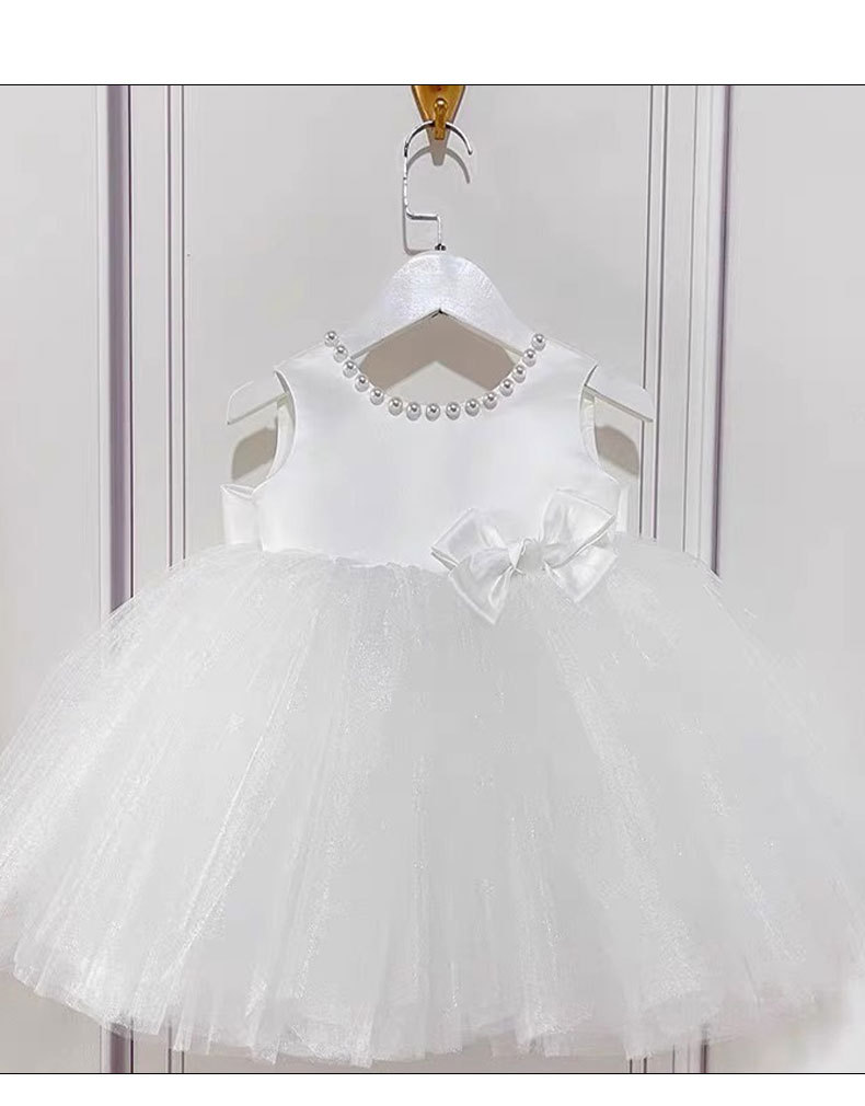 Vestido de tul rosa para bebé niña primer cumpleaños princesa_voghion.com