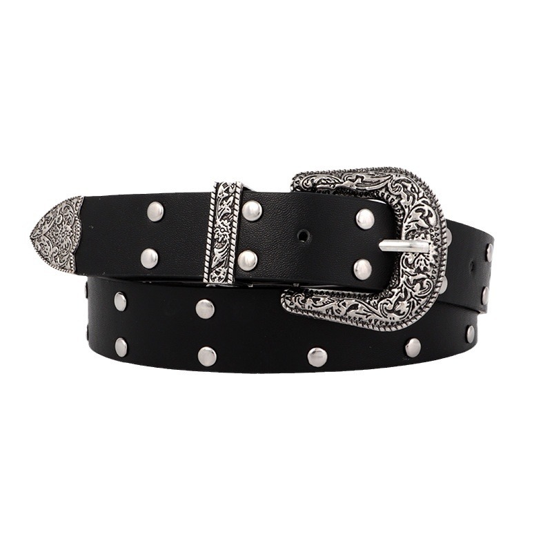 Cinturón Punk para Mujer de Cuero PU con Hebilla de Aguja para Jeans image 6