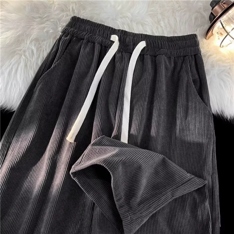 Прямые повседневные брюки Весенний и Осенний тренд Корейская версия Rin Chao Brand Design Чувство нишевые брюки Мужские высокие укороченные брюки