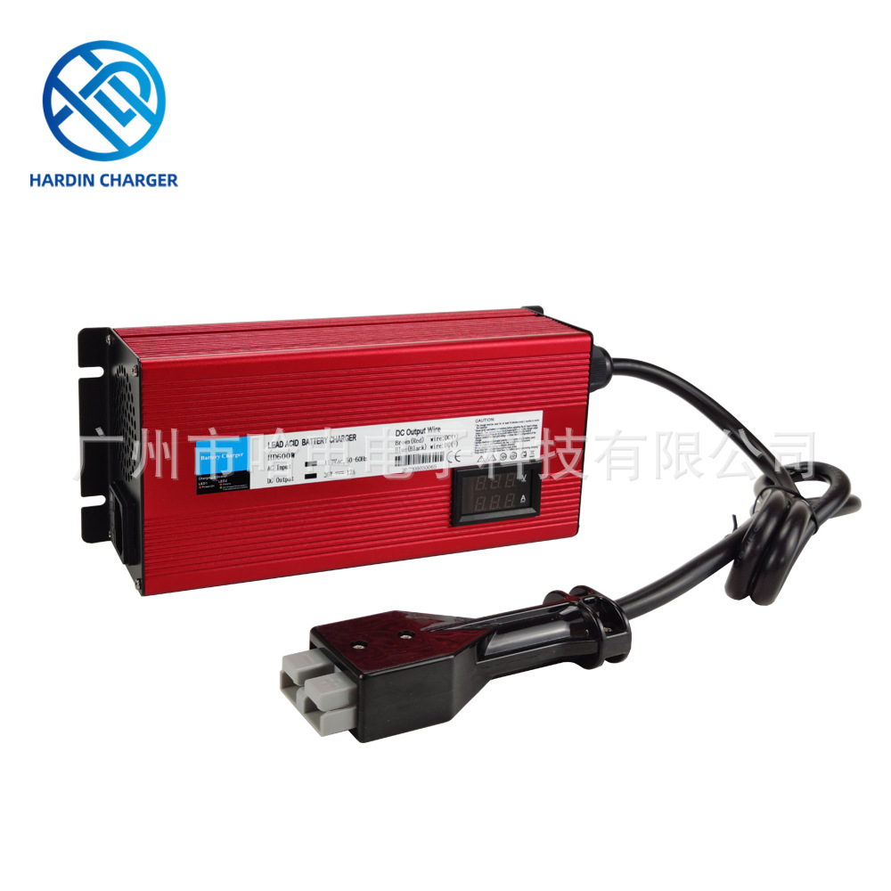 36Volt 12Amp高尔夫球车充电器带LED双显示及双指示灯带SB50插头