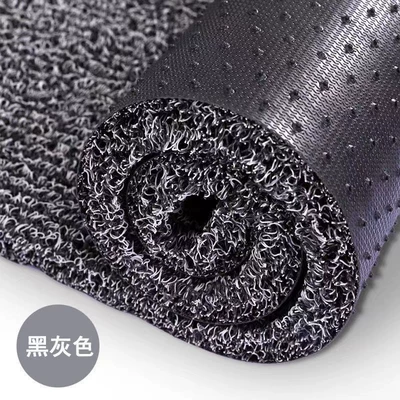 Non-Slip Car Mats, Entrance Door Mats, Bathroom Waterproof Mats, Pvc Thickened Silk Loop Commercial Carpets (Avtomobil döşəmə paspasları) - black-and-gray-two-color-20mm-12m-x-06m-take-a-few-pieces-and-send-a-few-pieces
