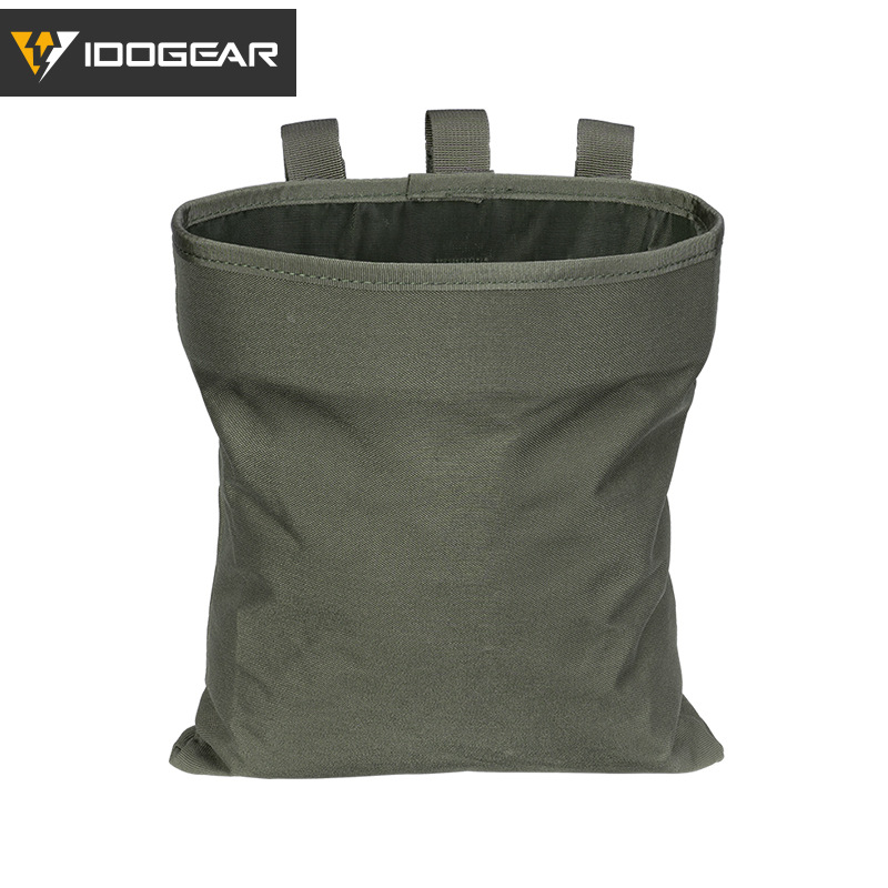 IDOGEAR pequeño clip de escorpión de acero bolsa de reciclaje ventiladores militares bolsa de almacenamiento táctico sello de cintura bolsa de accesorios al aire libre CS bolsa de artículos diversos