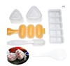 Creative cartoon -shaped triangular rice ball mold House -for -rice bento bento DIY seaweed sushi model