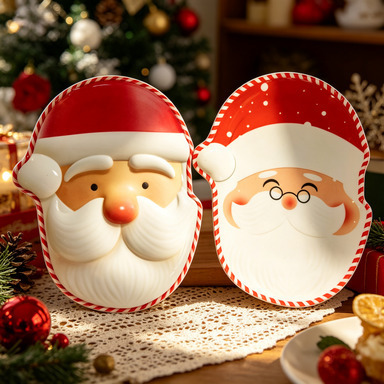 Tableware Factory Red Santa Claus Melamine Products Imitation Porcelain Rectangular Tableware Hotel Fruit Plate Plastic Dinner Plate Tableware Factory Red Santa Claus Melamine Products Imitation Porcelain Rectangular Tableware Hotel Fruit Plate Plastic Dinner Plate