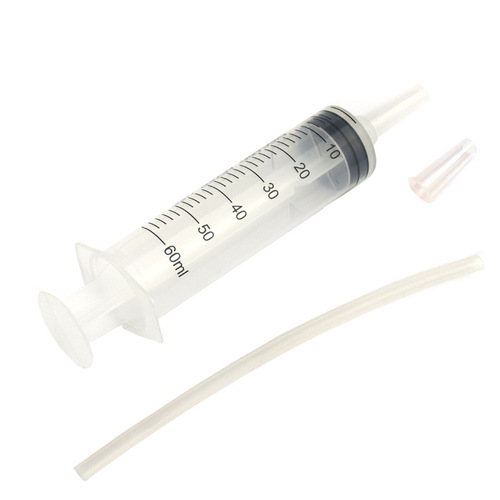 Mountain bike vacuum tube patching self-sealing liquid filling tool hose syringe set accessories