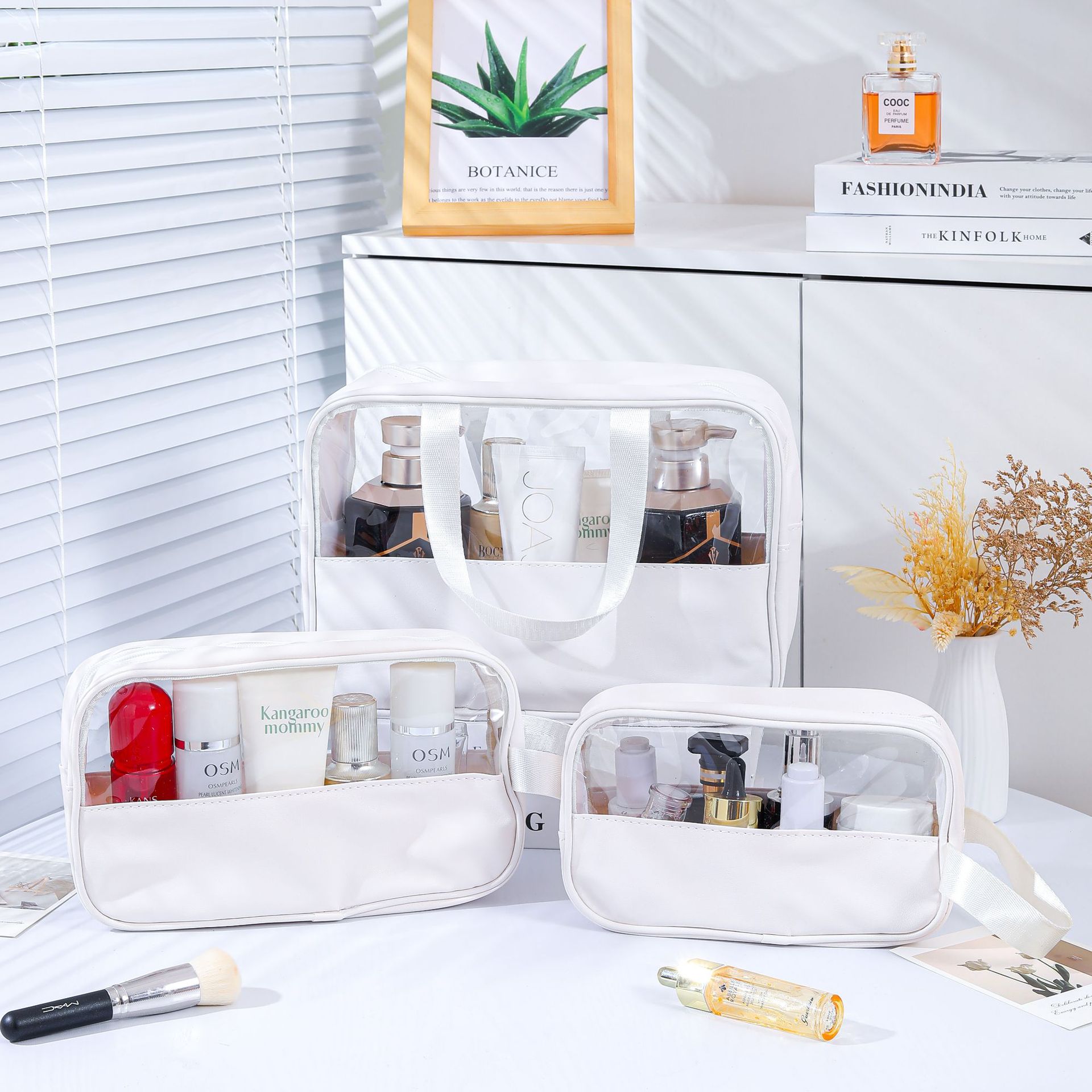 Bolsa de baño portátil de alta calidad, baño portátil, natación, playa, viaje, bolsa de almacenamiento de artículos de higiene y maquillaje de gran capacidad