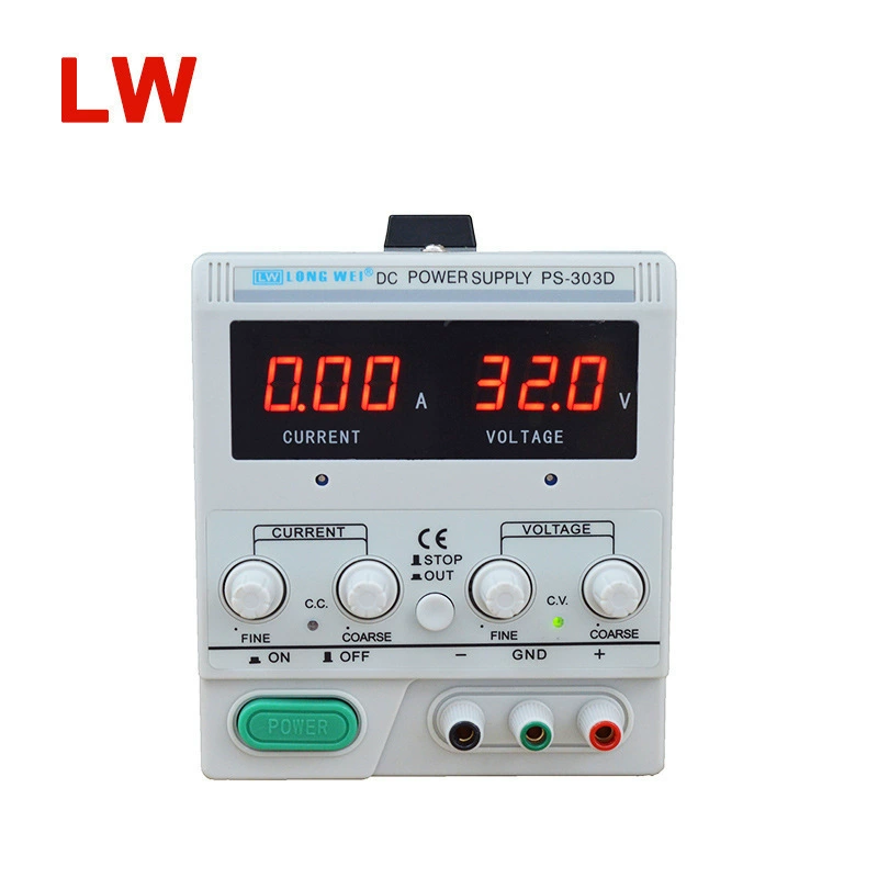 PS6403D Longwei DC стабилизированный источник питания 64V3ALED линейный источник питания для старения Гальваника источник питания