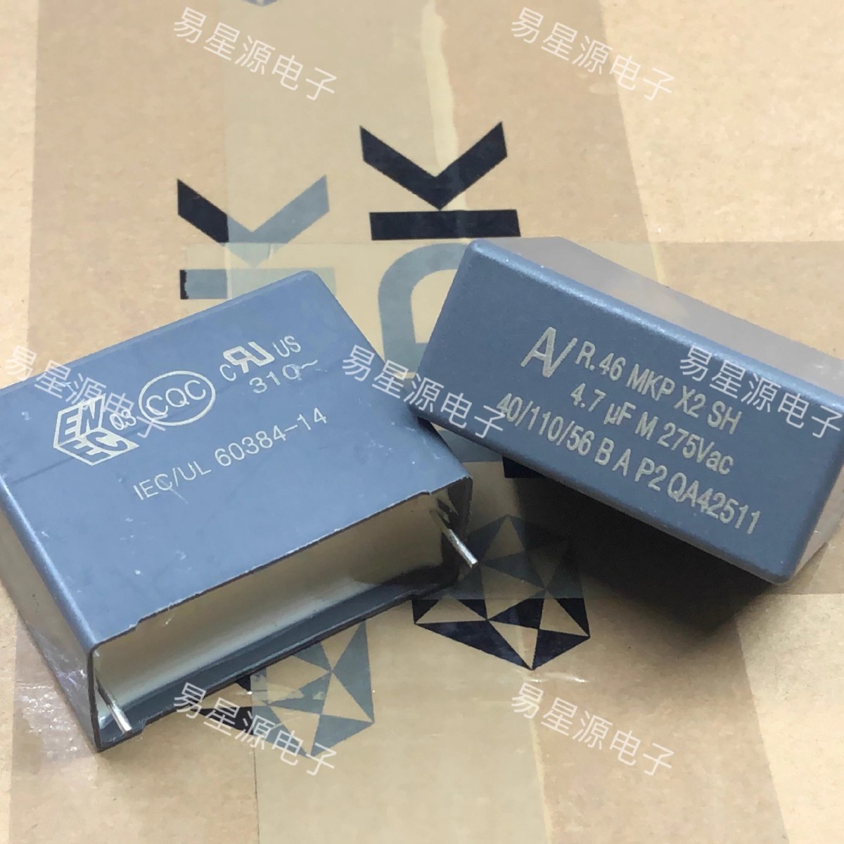 4U7 275VAC KEMET AV 275VAC475 4.7UF R46 MKP 薄膜电容 37.5MM