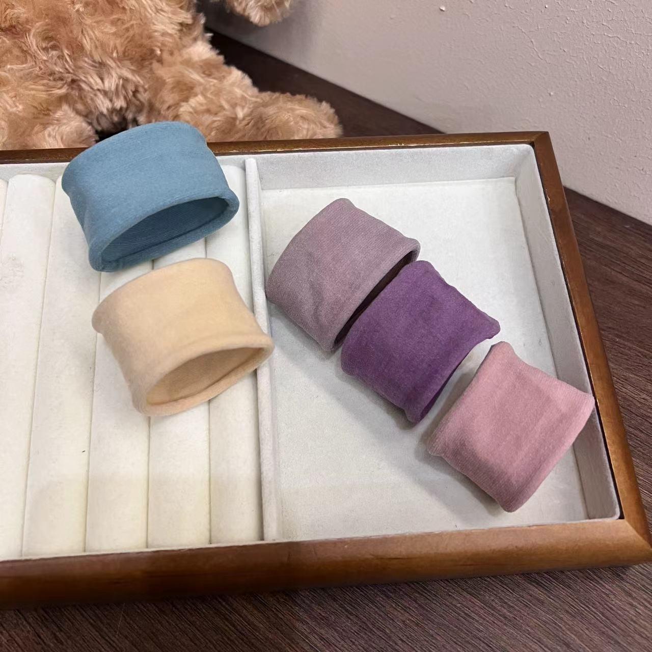 5-teiliges Set mit Bändern für Gesichtsmasken, extrem weich im Griff, hochelastisch, extra breit, schlicht und elegant, nahtlos_voghion.com