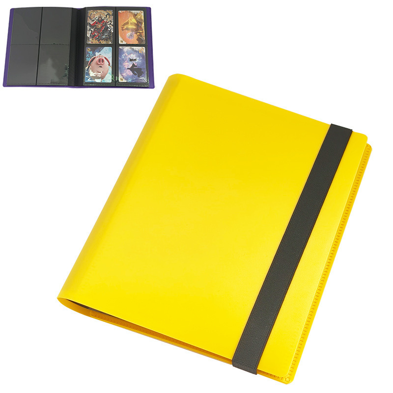 Black Belt Libro de tarjetas de 9 cuadrículas Tarjeta 360 Tarjeta de juego estrella Libro de tarjetas de juego de animación Colección de tarjetas al por mayor Libro de tarjetas 4 cuadrículas de palacio