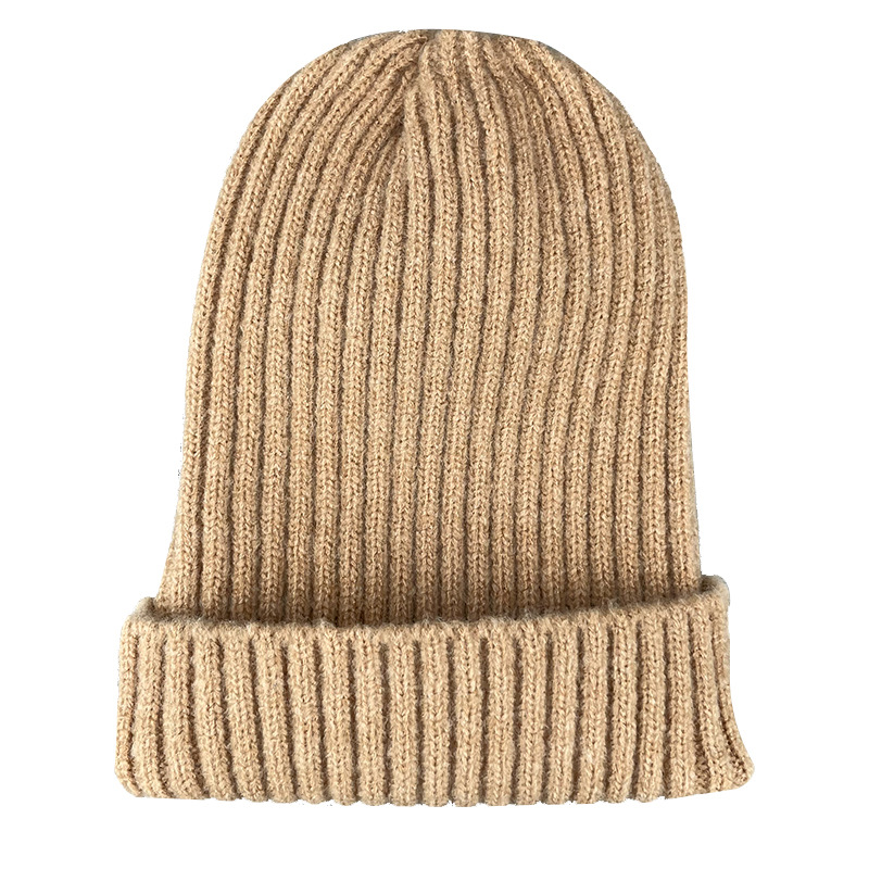 Brand fashionable trend solid color children's keep warm woolen…