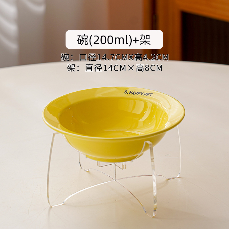 アクリルのufoの食器棚の陶磁器の食器棚のペットの首の食器棚は猫の食器棚の犬の食器棚の子供の食器棚をひっくり返すことを防ぎます。|undefined