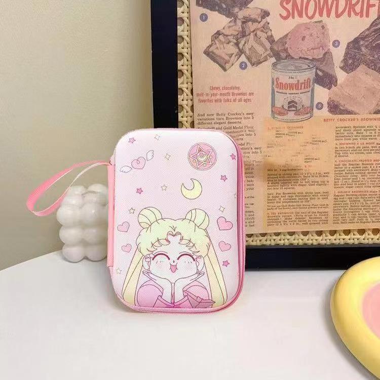 CCD 充電器デジタル収納袋ヘッドフォンデータケーブルかわいい漫画カメラポータブル整理ボックスハードドライブバッグハード|undefined