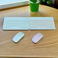 适用IPAD 华为 小米三星手机平板笔记本无线连接蓝牙键盘鼠标套装