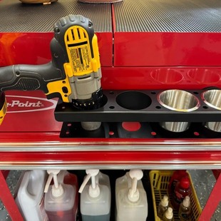 Ulibermagnet Electric Tool Storage Rack, Magnetic Heavy Duty Drill Bit Holder, Wall Mounted Metal Tool Rack,