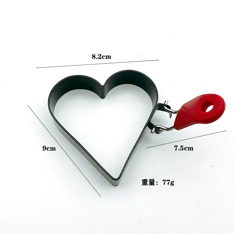 Multi-style non-stick fried egg omelette mold DIY model fried egg omelette love five-pointed star poached egg meat pie fried egg circle