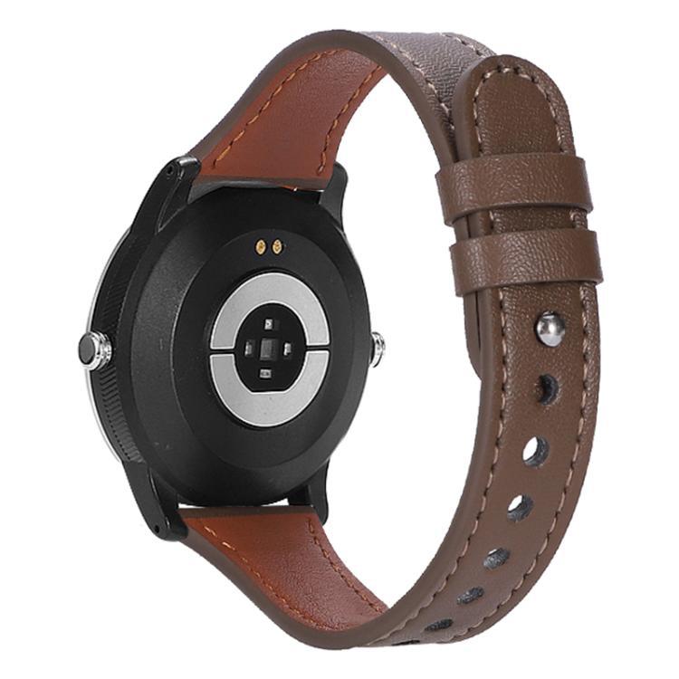 xDfind general doble anillo simple clavo cintura correa de cuero 22mm / 20mm multicolor