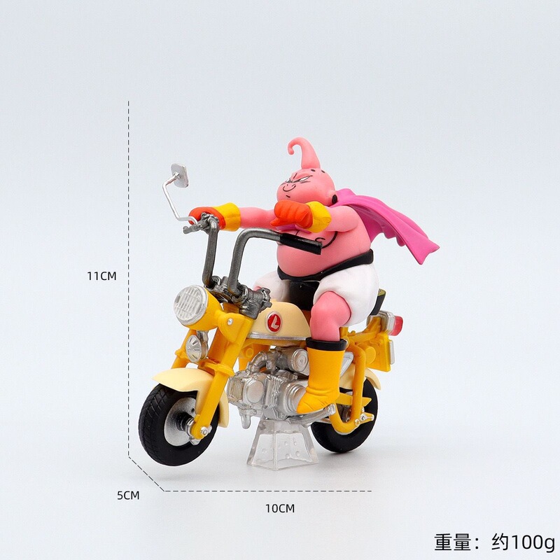 面白いバイク悟空亀仙人フィギュアトレンディなおもちゃ人形ブラインドボックス人形デスクトップ車の装飾品卸売|undefined
