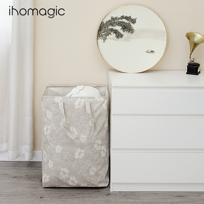 Cesta de almacenamiento de lavandería simple cesta de lavandería plegable Almacenamiento de sala de estar cesta de lavandería cesta de almacenamiento de juguete cesta de lavandería