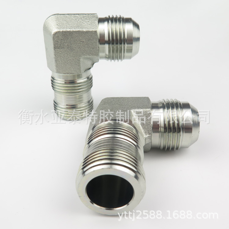 标准碳钢外螺纹热锻液压软管接头 过渡接头 对丝 堵头 三通