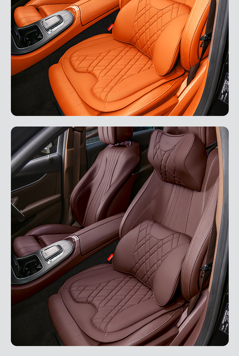 Xingtu Lanyue Headrest, Neck Pillow, Lumbar Support, Car Seat Cushion, Waist Support, Breathable Four-Season Modified Interior Supplies